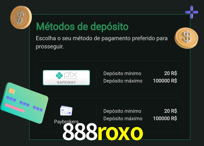 O cassino 888roxo oferece uma grande variedade de métodos de pagamento
