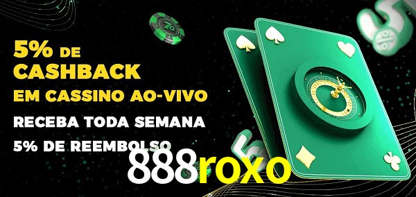 Promoções do cassino ao Vivo 888roxo